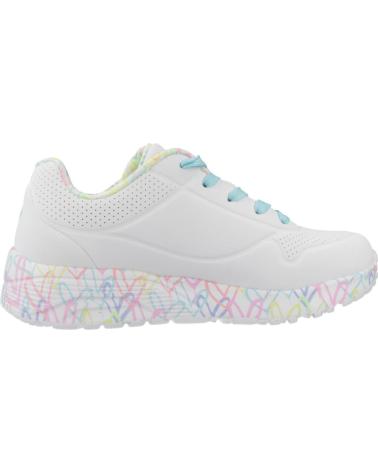 Deportivas de Niña SKECHERS ZAPATILLAS NINA MODELO UNO LITE COLOR BLANCO WPTQ