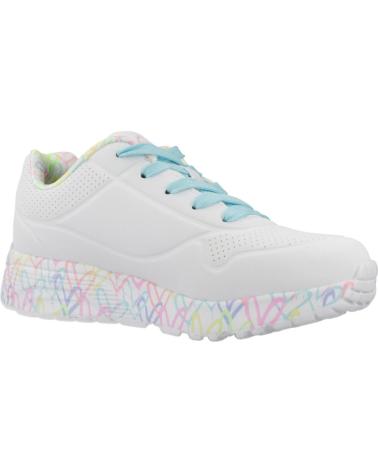 Deportivas de Niña SKECHERS ZAPATILLAS NINA MODELO UNO LITE COLOR BLANCO WPTQ