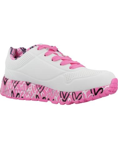 Deportivas de Niña SKECHERS ZAPATILLAS NINA MODELO UNO LITE COLOR BLANCO WHP