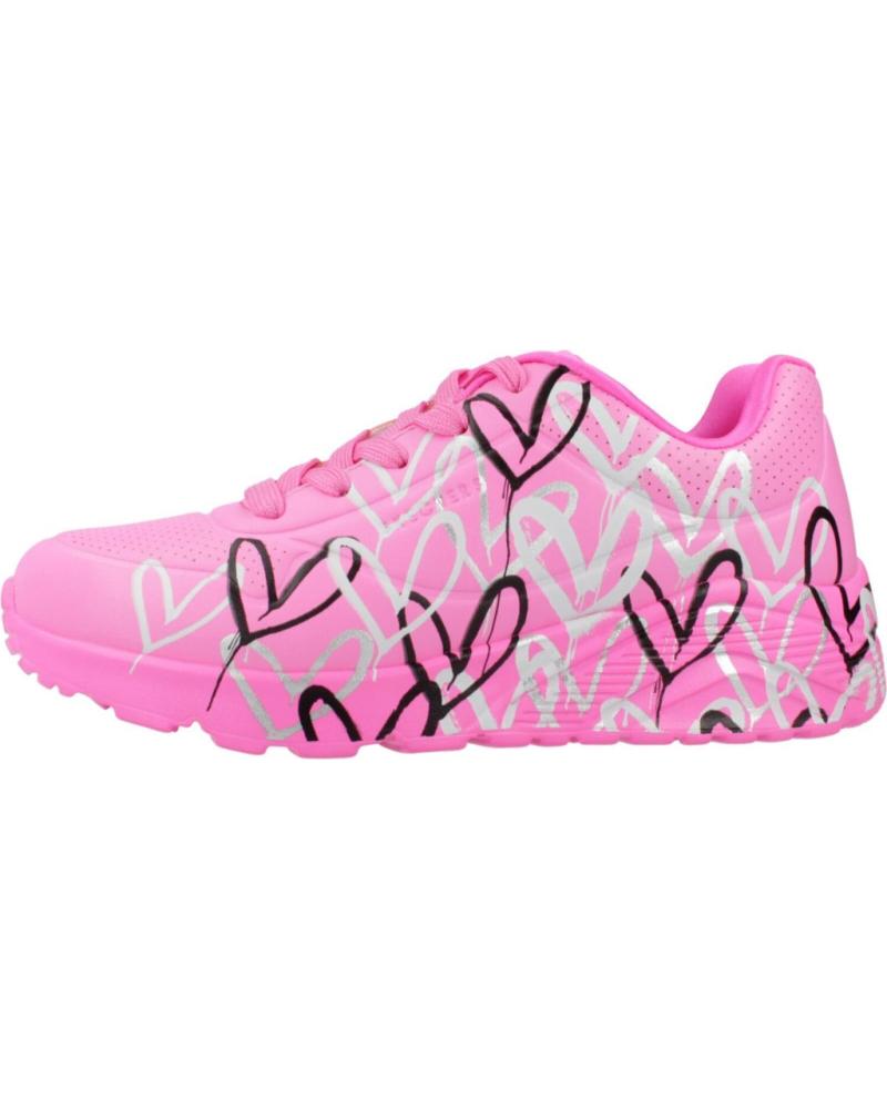 SKECHERS UNO LITE - METALLIC ROSA HPMT HPMT