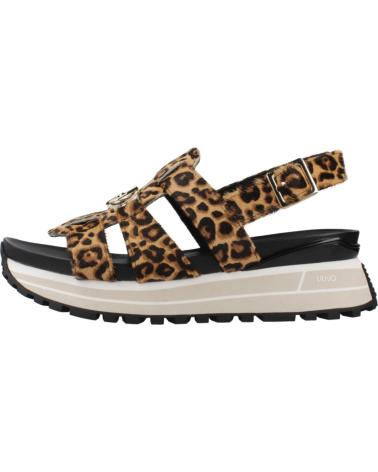 Sandálias de Mulher LIU JO SANDALIAS MUJER LIU-JO MODELO MAXI WONDER COLOR ANIMAL PRINT LEOPRD