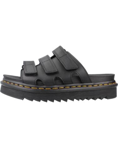 Sandálias de Mulher DR MARTENS SANDALIAS MUJER MODELO RAINE SLIDE COLOR NEGRO BLKTHN