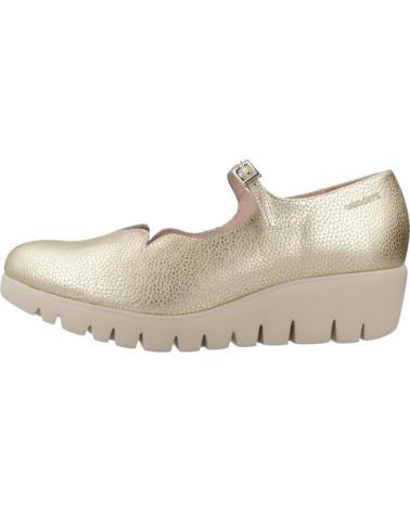 Woman shoes WONDERS ZAPATOS CONFORT MUJER MODELO C33332 COLOR ORO PLATINO