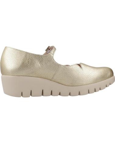 Woman shoes WONDERS ZAPATOS CONFORT MUJER MODELO C33332 COLOR ORO PLATINO PLATINO