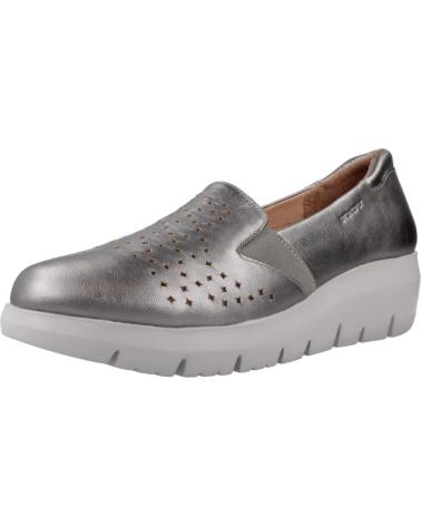 Woman Mocasines STONEFLY MOCASINES MUJER MODELO PLUME 3 LAMINATED LTH COLOR PLATA 1BP