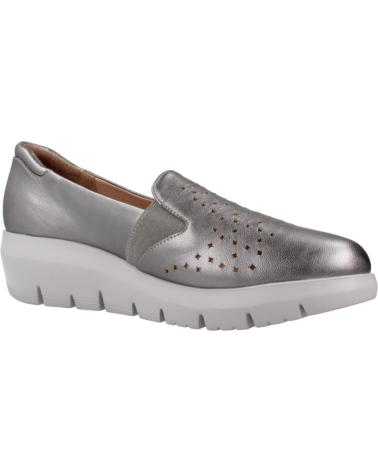 Woman Mocasines STONEFLY MOCASINES MUJER MODELO PLUME 3 LAMINATED LTH COLOR PLATA 1BP