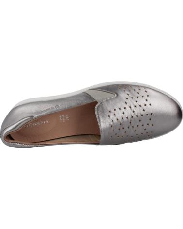 Woman Mocasines STONEFLY MOCASINES MUJER MODELO PLUME 3 LAMINATED LTH COLOR PLATA 1BP