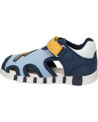 boy Sandals GEOX  B455PB 01454 B SANDAL IUPIDOO CB42V LT NAVY-YELLOW CB42V