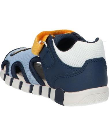 boy Sandals GEOX  B455PB 01454 B SANDAL IUPIDOO CB42V LT NAVY-YELLOW CB42V
