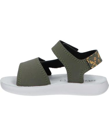 Sandales pour Garçon GEOX  B455SC 000CE B SANDAL LIGHTFLOPPY C0966 DK GREEN-OCHREYELLOW C0966