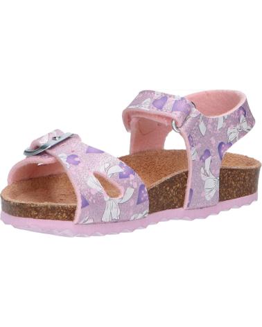 girl Sandals GEOX J028MC 000QD J ADRIEL PINK-LILAC C8842