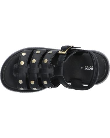 Sandalen für Mädchen GEOX J45DBG 000BC J SANDAL KODETTE GIR C9999 BLACK