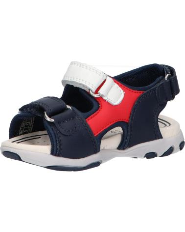 Sandali per Bambino GEOX B4559A 08515 B SANDAL FLAFFEE C0735 NAVY-RED C0735