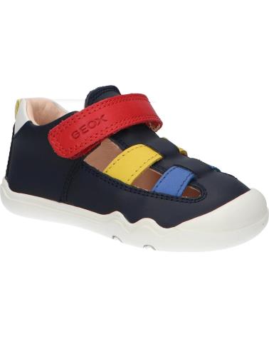 Sandali per Bambino GEOX B555WA 00085 B STEPPIEUP A C4243 NAVY-MULTICOLOR C4243