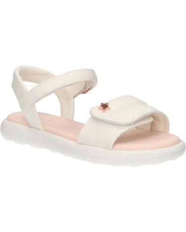 Sandalias de Niña GEOX J55MSD 000BC J SANDAL PUFFYPOP C1058 LT IVORY C1058