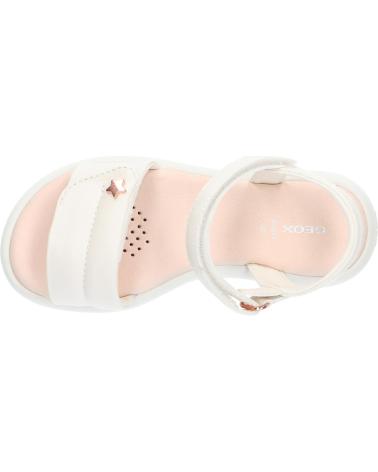 Sandalias de Niña GEOX J55MSD 000BC J SANDAL PUFFYPOP C1058 LT IVORY C1058