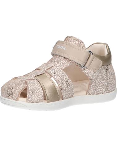 Sandalias de Niña GEOX B254WB 0MABC B S MACCHIA C5379 BEIGE-LT GOLD