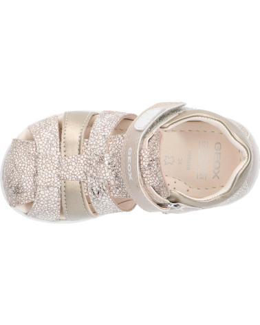 Sandalias de Niña GEOX B254WB 0MABC B S MACCHIA C5379 BEIGE-LT GOLD