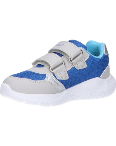 Sportif pour Garçon GEOX B454UA 01454 B SPRINTYE CK41L ROYAL-LT GREY