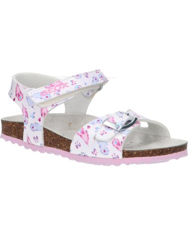 Sandali per Bambina GEOX J028MC 000QD J ADRIEL C1030 WHITE-LAVENDER