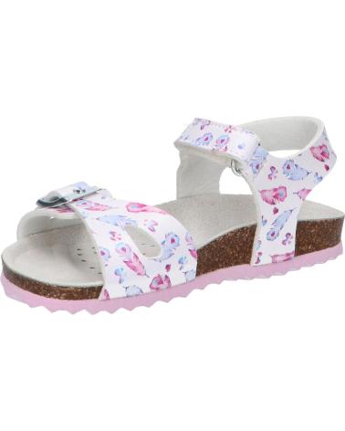 Sandali per Bambina GEOX J028MC 000QD J ADRIEL C1030 WHITE-LAVENDER