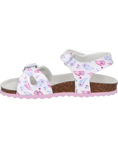 Sandali per Bambina GEOX J028MC 000QD J ADRIEL C1030 WHITE-LAVENDER
