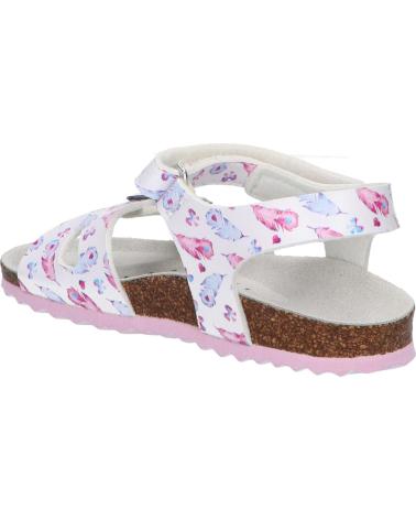 Sandali per Bambina GEOX J028MC 000QD J ADRIEL C1030 WHITE-LAVENDER