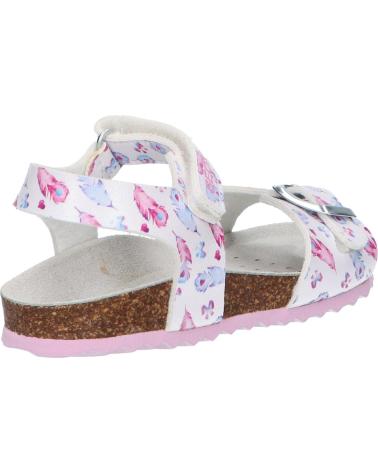 Sandali per Bambina GEOX J028MC 000QD J ADRIEL C1030 WHITE-LAVENDER