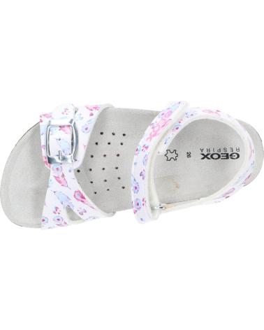 Sandali per Bambina GEOX J028MC 000QD J ADRIEL C1030 WHITE-LAVENDER