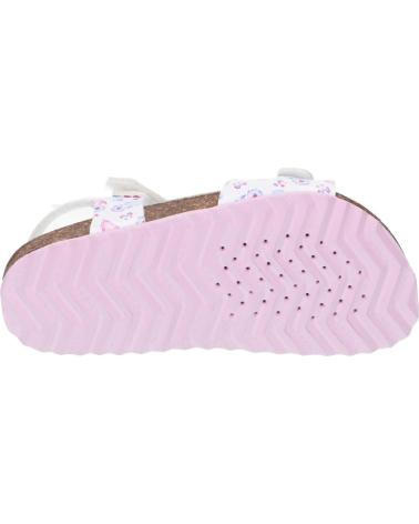 Sandali per Bambina GEOX J028MC 000QD J ADRIEL C1030 WHITE-LAVENDER