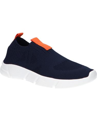 Sneaker für Mädchen und Junge GEOX J02DMA 0006K J ARIL B A C0820 NAVY-ORANGE AZUL