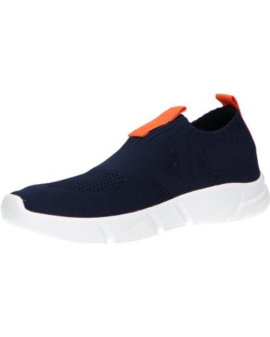Sneaker für Mädchen und Junge GEOX J02DMA 0006K J ARIL B A C0820 NAVY-ORANGE AZUL