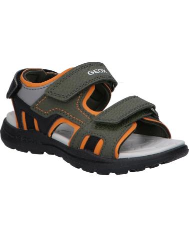 Sandali per Bambino GEOX J155XB 015CE J VANIETT C0623 MILITARY-ORANGE