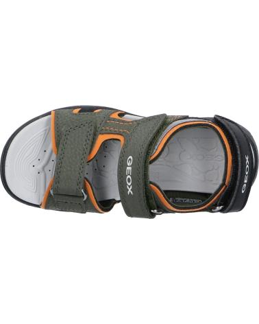 Sandali per Bambino GEOX J155XB 015CE J VANIETT C0623 MILITARY-ORANGE