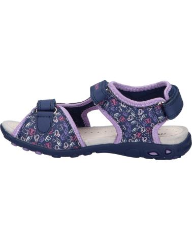 Sandali per Bambina geox J35GRD 0CE15 J SANDAL WHINBERRY G CF48E NAVY-DK LILAC