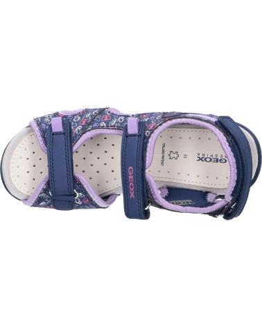 Sandali per Bambina geox J35GRD 0CE15 J SANDAL WHINBERRY G CF48E NAVY-DK LILAC