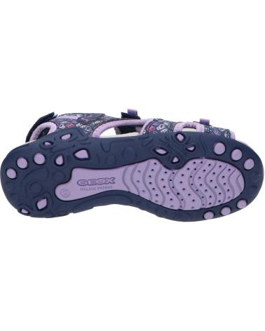 Sandali per Bambina geox J35GRD 0CE15 J SANDAL WHINBERRY G CF48E NAVY-DK LILAC