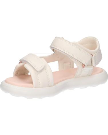 Sandálias de Menina GEOX J55MSC 000BC J SANDAL PUFFYPOP C1058 LT IVORY