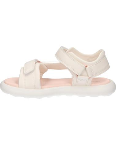 Sandálias de Menina GEOX J55MSC 000BC J SANDAL PUFFYPOP C1058 LT IVORY