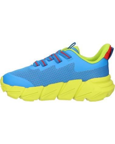 Sportif pour Garçon GEOX  J46N1A 0149J J FLEXYPER FAST C4344 ROYAL-LIME C4344