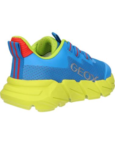 Sportif pour Garçon GEOX  J46N1A 0149J J FLEXYPER FAST C4344 ROYAL-LIME C4344