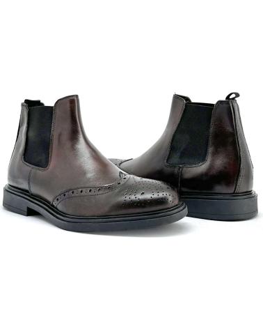 Botins de Homem DUCA DI MORRONE GRAZIANO - LEATHER BROWN