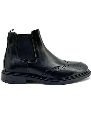 Botins de Homem DUCA DI MORRONE GRAZIANO - LEATHER BLACK