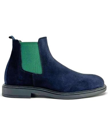 Botins de Homem DUCA DI MORRONE MARTINO - SUEDE -GREEN BLUE