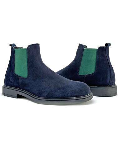 Botins de Homem DUCA DI MORRONE MARTINO - SUEDE -GREEN BLUE