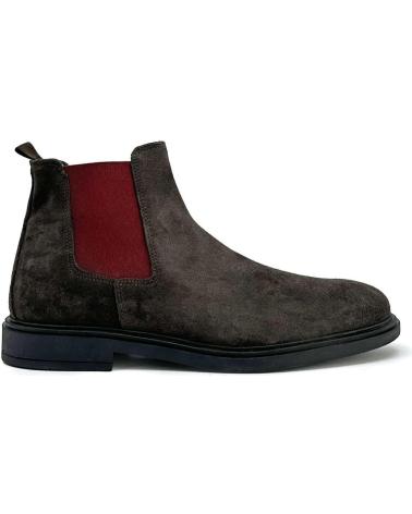 Botins de Homem DUCA DI MORRONE MARTINO - SUEDE TAUPE-BORDO BROWN