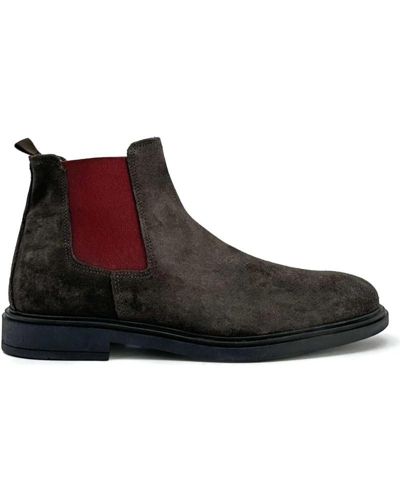 Botins de Homem DUCA DI MORRONE MARTINO - SUEDE TAUPE-BORDO BROWN