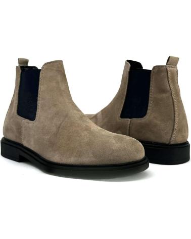 Botines de Hombre DUCA DI MORRONE MARTINO - SUEDE TAUPE-BLUE BROWN