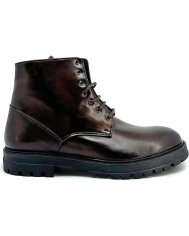 Botins de Homem DUCA DI MORRONE CIRO - LEATHER DARK BROWN