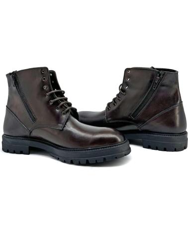 Botins de Homem DUCA DI MORRONE CIRO - LEATHER DARK BROWN